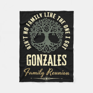 Familiereünie 2025 bijpassend ontwerp - Gonzales Fleece Deken