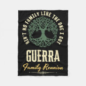 Familiereünie 2025 bijpassend ontwerp - Guerra Fleece Deken (Voorkant)