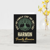 Familiereünie 2025 bijpassend ontwerp - Harmon Kaart (Gele Bloem)