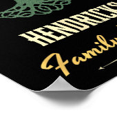 Familiereünie 2025 bijpassend ontwerp - Hendricks Poster (Hoek)