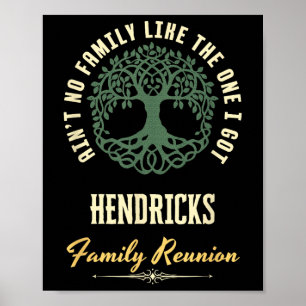 Familiereünie 2025 bijpassend ontwerp - Hendricks Poster
