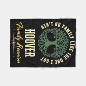 Familiereünie 2025 bijpassend ontwerp - Hoover Fleece Deken (Voorkant (Horizontaal))