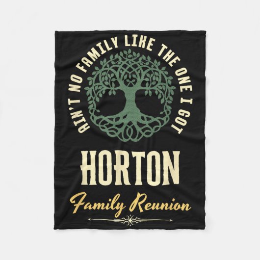 Familiereünie 2025 bijpassend ontwerp - Horton Fleece Deken (Voorkant)
