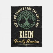 Familiereünie 2025 bijpassend ontwerp - Klein Fleece Deken (Voorkant)