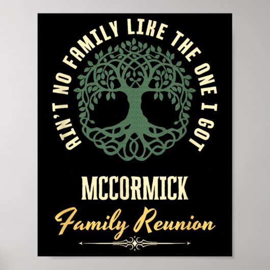 Familiereünie 2025 bijpassend ontwerp - McCormick Poster (Voorkant)