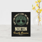 Familiereünie 2025 bijpassend ontwerp - Norton Kaart (Gele Bloem)