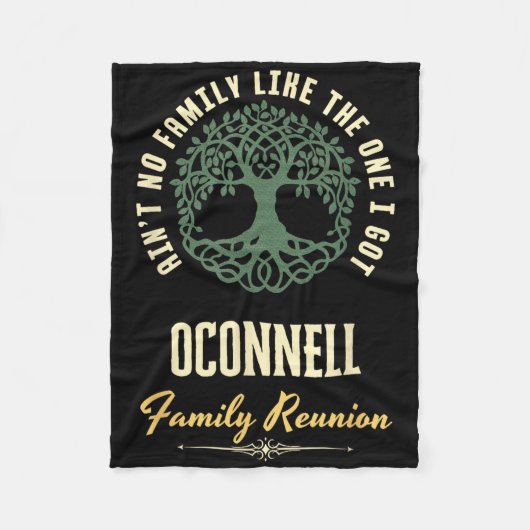 Familiereünie 2025 bijpassend ontwerp - Oconnell Fleece Deken (Voorkant)