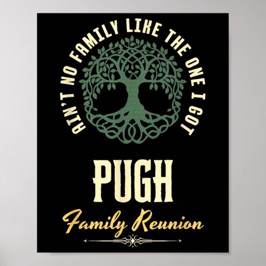 Familiereünie 2025 bijpassend ontwerp - Pugh Poster (Voorkant)