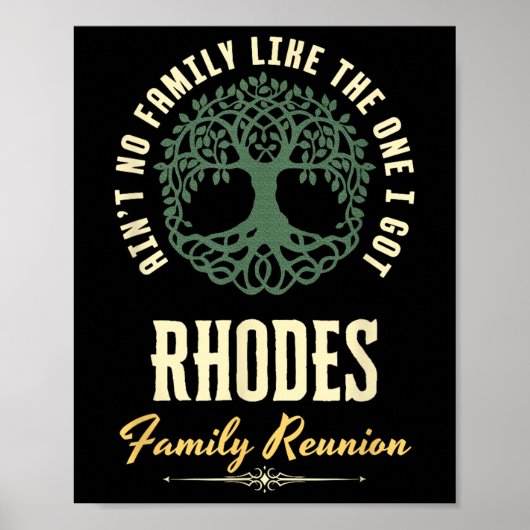 Familiereünie 2025 bijpassend ontwerp - Rhodos Poster (Voorkant)