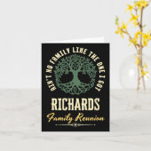 Familiereünie 2025 bijpassend ontwerp - Richards Kaart (Gele Bloem)