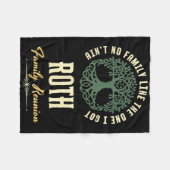 Familiereünie 2025 bijpassend ontwerp - Roth Fleece Deken (Voorkant (Horizontaal))