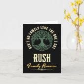 Familiereünie 2025 bijpassend ontwerp - Rush Kaart (Gele Bloem)