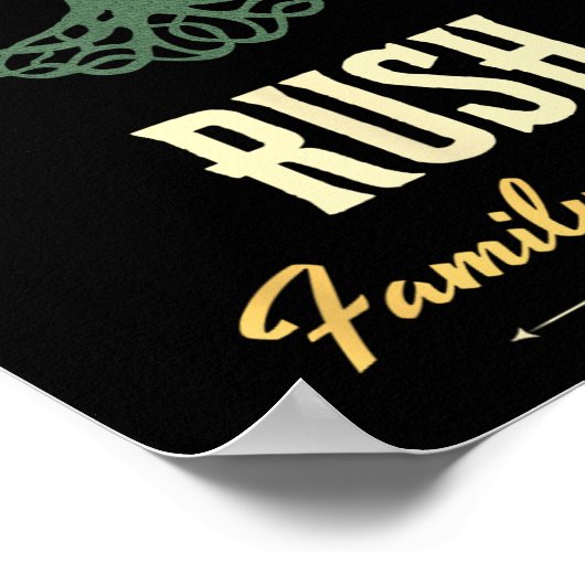 Familiereünie 2025 bijpassend ontwerp - Rush Poster (Hoek)