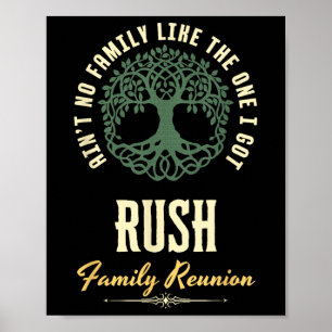 Familiereünie 2025 bijpassend ontwerp - Rush Poster