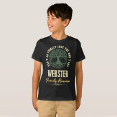Familiereünie 2025 bijpassend ontwerp - Webster T-shirt (Voorkant volledig)