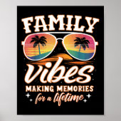 Familiereünie 2025 Familie Vibes Making Memories M Poster (Voorkant)