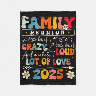 Familiereünie 2025 Funny Saint Geen familie zoals Fleece Deken