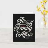 Familiereünie 2025 Grappig Familiefeest Love Match Kaart (Gele Bloem)