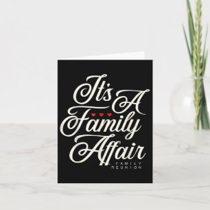 Familiereünie 2025 Grappig Familiefeest Love Match Kaart