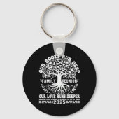 Familiereünie 2025 Onze wortels lopen diep Onze li Sleutelhanger (Voorkant)