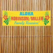 Familiereünie Aloha Luau Theme Banner