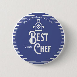 Familiereünie Best Chef Prize Award Ronde Button 5,7 Cm