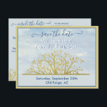 Familiereünie Bewaar de Datum Genealogie Boom Aankondigingskaart<br><div class="desc">Charmante customGenealogie boomkaart die de familiereünie aankondigt met dit Save the Date briefkaart. Informatie op de achterkant met reünie website en website QR code,  indien gewenst. Om het even welke speciale verzoeken of ontwerpvragen,  verzenden enkel een praatje of een e-mail naar charmdesignstudio@rcn.com en wij zullen verheugd zijn te helpen.</div>