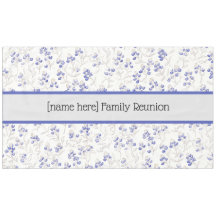 Familiereünie, Boho Chic Bluebonnets, tafelkleed