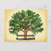 Familiereünie Briefkaart uitnodiging (Voorkant)