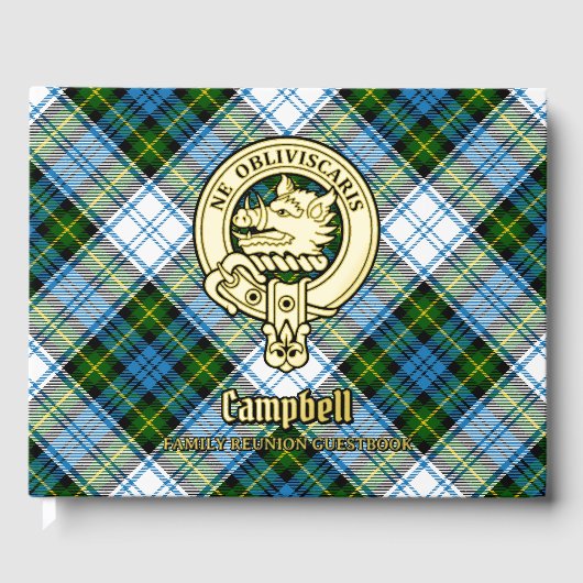 Familiereünie Campbell Gastenboek (Voorkant)