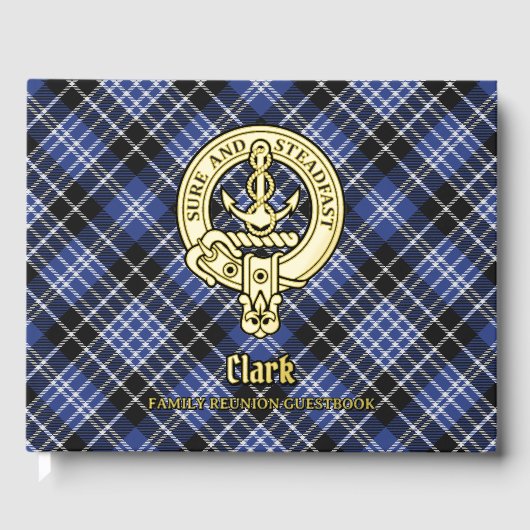 Familiereünie Clark Gastenboek (Voorkant)