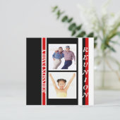 Familiereünie "class" party kaart (Staand voorkant)