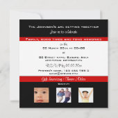 Familiereünie "class" party kaart (Achterkant)