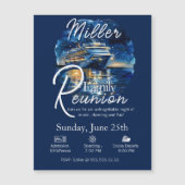 Familiereünie Cruiseschip Uitnodigingsmagneet (Voorkant)