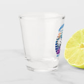 Familiereünie Custom Cruise Vakantie Shot Glas (Links)
