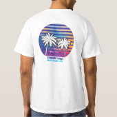 Familiereünie Custom Cruise Vakantie T-shirt (Achterkant)