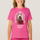 Familiereünie Custom Matching Verjaardag Foto T-shirt (Voorkant)