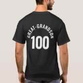 Familiereünie Custom Matching Verjaardag Foto T-shirt (Achterkant)