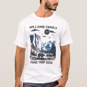 Familiereünie Custom Trip National Park T-shirt (Voorkant)