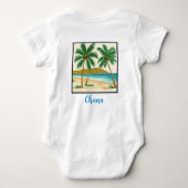 Familiereünie Hawaï Romper (Achterkant)