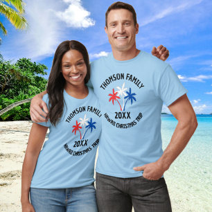 Familiereünie Hawaii Kerstvakantie T-shirt