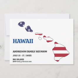 Familiereünie 🎉 HAWAII State Map Verenigde Staten Kaart