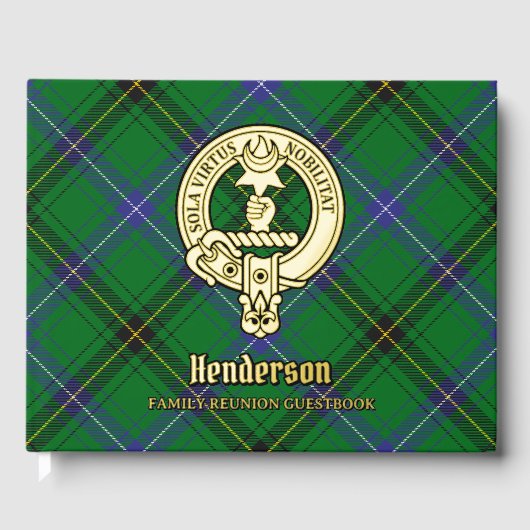 Familiereünie Henderson Gastenboek (Voorkant)