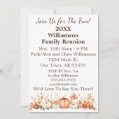 Familiereünie Herfst Herfst Thanksgiving Kaart (Voorkant)