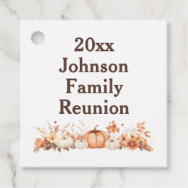 Familiereünie Herfst Herfst Thanksgiving Uitnodigi Bedankjes Labels
