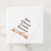 Familiereünie Herfst Herfst Thanksgiving Uitnodigi Bedankjes Labels (In situ)