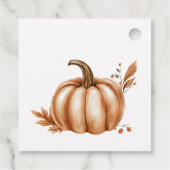 Familiereünie Herfst Herfst Thanksgiving Uitnodigi Bedankjes Labels (Achterkant)