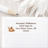 Familiereünie Herfst Herfst Thanksgiving Uitnodigi Etiket (Insitu)