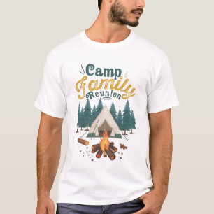 familiereünie in het kamp t-shirt