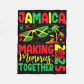 Familiereünie Jamaica 2025 maakt herinneringen vri Fleece Deken (Voorkant)
